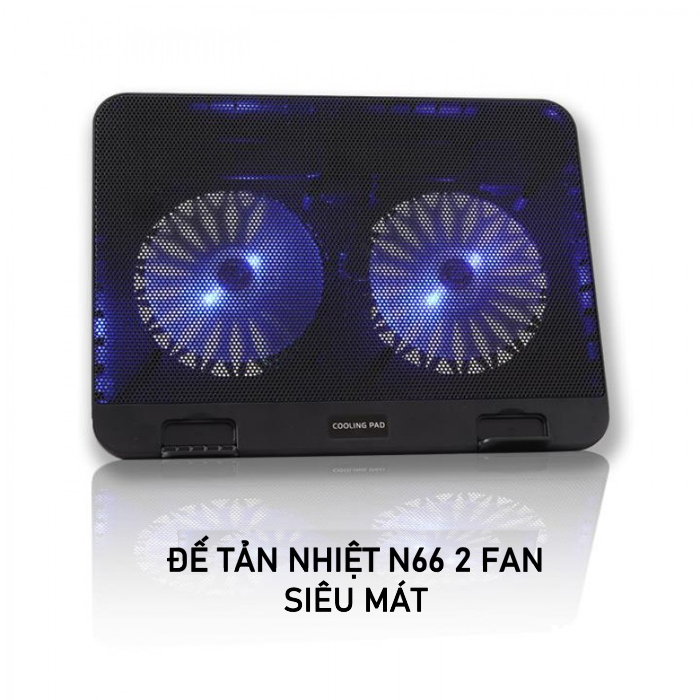 Đế tản nhiệt laptop 2 quạt